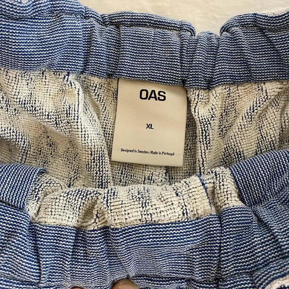 OAS Shorts Unisex Adult Diamond‎ Cotton Terry Regular Resort XL EUC